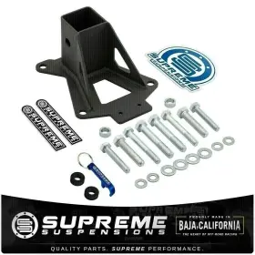 Rzr02 Supreme Suspensions Rear 2 Inch Hitch Receiver Plate For 14-17 Polaris Rzr Xp1000 Xp 4 Trailer End Link