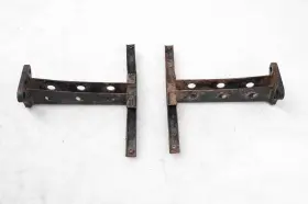 43510-08h00 Suzuki 08 Quadsport 90 2x4 Foot Rest Support Brackets Mounts Ltz90