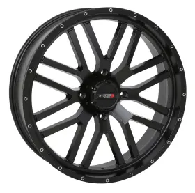 24s3-1137 System 3 24x7 4 2.5 Matte Black Wheel Fits Can-am Maverick And Honda Pioneer