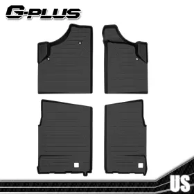 T-03cfm7705abk Tianchuan Fit For 2016-26 Can Am Defender Max Hd7-10 Tpe Floor Mat Pad Liner Front And Rear