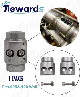 Tis219 Tiewards 1-1/2 Inch Weld In Tube Connector Adapter Roll Cage Bungs Fit .095 And .120 Wall Steel