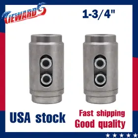 Tis220v01 Tiewards 2pcs 1-3/4 Inch Weld In Tube Connectors Adapter Roll Cage Bungs For .095 And .120 Wall