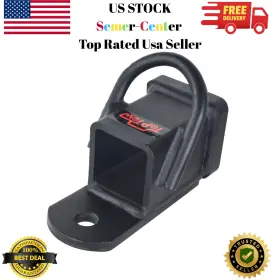 63807 Toptow Bolt-on Atv/utv Trailer Hitch Receiver Adapter For 2 Inch Receivers 5/8 In