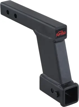 64080 Toptow Trailer Hitch Extender Adapter With 8-inch 8 Drop-solid Shank