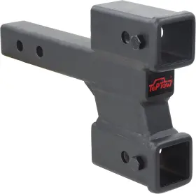 64088 Toptow Trailer Dual Hitch Extender Adapter With 2 And 4 Drop-solid Shank
