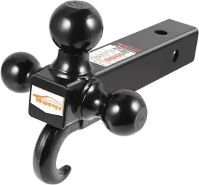 84181 Towever Class 3/4 Trailer Hitch 2 Inch Ball Black