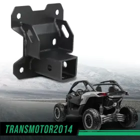 Tra201016 Transmotor2014 Fit For 2016-2021 Can-am Maverick X3 Turbo 2 Inch Rear Receiver Tow Hitch Plate