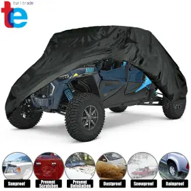 Tr48096 Turitrade For Polaris Rzr Xp 4 Turbo S New Double Row Seat Utility Vehicle Cover Sxs Usa