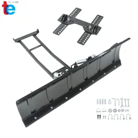 Tr80554 Turitrade Snow Plow Blade Universal Kit Adjustable 48 Inch For Cfmoto Suzuki Polaris