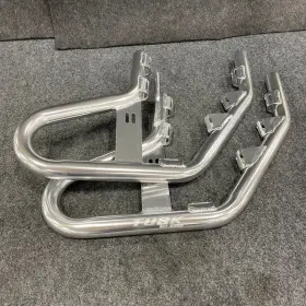 1030690015 Tusk Comp Series Nerf Bars Silver Black Webbing For Suzuki Z250 Ft04-09