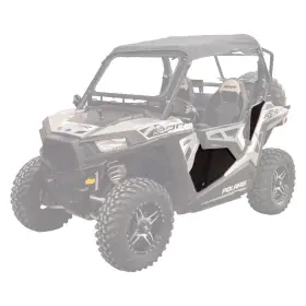Ftvdi004 Tusk Aluminum Lower Door Inserts Black For Polaris Rzr 900 Trail Eps 2015-2020