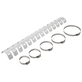 Htexgplate001 Tusk Aluminum Pipe Guard 2-stroke Silver