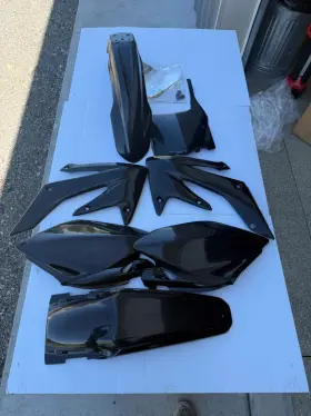 Ufo Hokit112 001 Hokit112 001 Complete Plastic Kit Black For Honda Crf250r 2008-2009