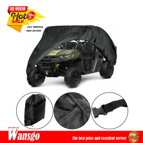 Wg2228618 Wansgo For Can-am Defender Max Hd10 Lone Star Limited Waterproof Utility Vehicle Cover