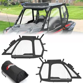 Weisen 80ws307023 Utv Soft Cab Enclosures Upper Door Kit Compatible With Polaris Rzr Xp