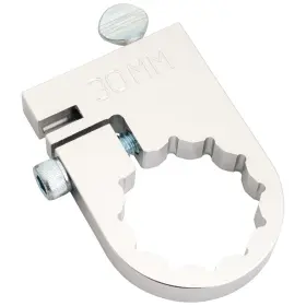 1707-4 Wheeler Whips Clamp On Motorcycle Flag Holder 30mm Silver