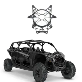 Autv-x3-005 Wynmoto #lg Cooling Radiator Fan Cover Housing Frame For 2017-2022 Can-am Maverick X3/max 21