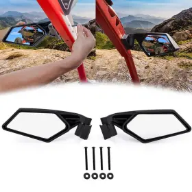 Wynmoto Autv-x3-059 #nand Utv Racing Rear View Side Mirrors For 2017-2024 Can Am Maverick X3 # 715002898