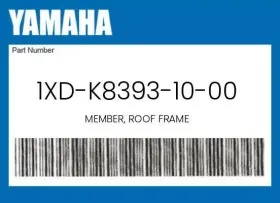 1xd-k8393-10-00 Yamaha Genuine Member Roof Frame -