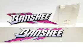 3gg-2165a-10 Yamaha Genuine 1991 Yfz350 Banshee Oem Rear Fender Graphic Set New