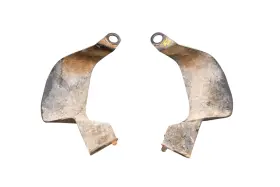 4kb-2331m-00-00 Yamaha 01 Wolverine 350 4x4 Front Axle Guards Brackets Mounts Left And Right