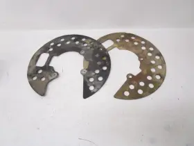 4wv-2514a-01-00 Yamaha 98 Yfm 600 Grizzly Front Brake Rotor Ring Guard 1998-2001