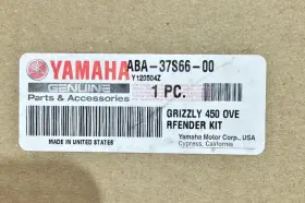 Aba-37s66-00-00 Yamaha Nos 2009 - 2014 Genuine Grizzly 450 Atv Oem Overfender Fender Flares Kit