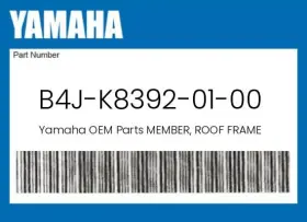 B4j-k8392-01-00 Yamaha Genuine Member Roof Frame -