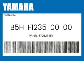 B5h-f1235-00-00 Yamaha Genuine Panel Frame Rr. -