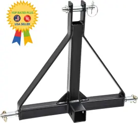 Mayimbvzu0 Yitamotor 3 Point Hitch 2 Inch Receiver Trailer Category 1 Heavy Duty