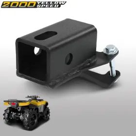 Ylw633032 Ylwspeed2000 2 Inch Rear Receiver Hitch Fit For 2005-2021 Foreman Trx500 Trx520 Solid Axle
