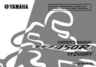 Yamaha Owners Manual Book 2009 (YFZ450RY) New. Price: $19.50.