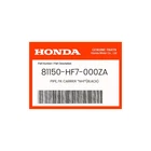 Honda Genuine Pipe, Fr. Carrier *NH1*(BLACK) 81150-HF7-000ZA New. Price: $127.36.