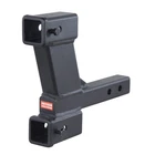 Trailer Hitch Dual Extender Adapter With & 8-INCH Riser/drop, 2" Rece... New. Price: $140.83.