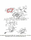 New Oem Kawasaki Brute Force 300 Right Side Panel Fender Red. Price: $89.95.