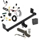 Trailer Tow Hitch For 22-23 Hyundai Kona Deluxe Package Wiring 2" Ball + Lock New. Price: $431.99.