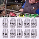 10X 1-5/8" Weld In Tube Connectors Adapter Roll Cage Bungs For .095 & .120 Wall New. Price: $165.99.