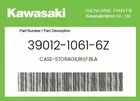 Kawasaki Genuine Case-storage,rh,f.bla 39012-1061-6Z New. Price: $40.31.