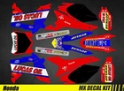 Mx Decal Kit For Honda Crf - Lucas Oil New. Price: $160.15.