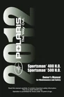 Polaris 2012 Sportsman 400 Ho / 500 Atv Owners Manual New Paperback Used. Price: $64.90.