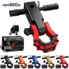 Autmatch 2" Shackle Hitch Receiver With Mega Ring For Offroad Recovery New. Price: $49.99.