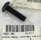Arctic Cat 0423-362 Atv Machine Screw Tsth M8-1.25 X 30 Em Fits 2002-2008 Models New. Price: $6.50.