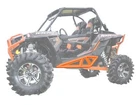 Superatv Heavy Duty Rock Slider Nerf Bars For Polaris Rzr 1000 - Orange New. Price: $392.95.