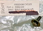 Qty New Replaces Arctic Cat 3304-029 Bolt, Washer 5 X 16. Price: $8.45.