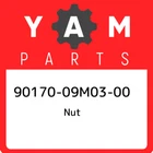 90170-09M03-00 Yamaha Nut 9017009M0300, New Genuine Oem Part. Price: $15.76.