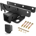 Inch Steel Rear Bumper Tow Hitch Receiver Kit Compatible 2018-2025 Wrangler Jl New. Price: $103.98.