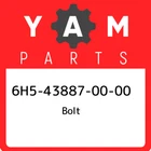 6H5-43887-00-00 Yamaha Bolt 6H5438870000, New Genuine Oem Part. Price: $18.84.