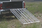 Open Aluminum Bi-fold Ramp 1200 Lbs 70" X 48" Trailer/towing New. Price: $283.95.