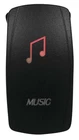 Dragonfire Racing Laser Etch Dual Led Switch Music On/off Red 04-0057 New. Price: $30.06.