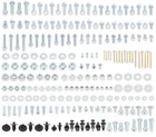 Bolt Motorcycle Hardware Pro Pack Japanese Atv 225-PIECE Kit New. Price: $53.99.
